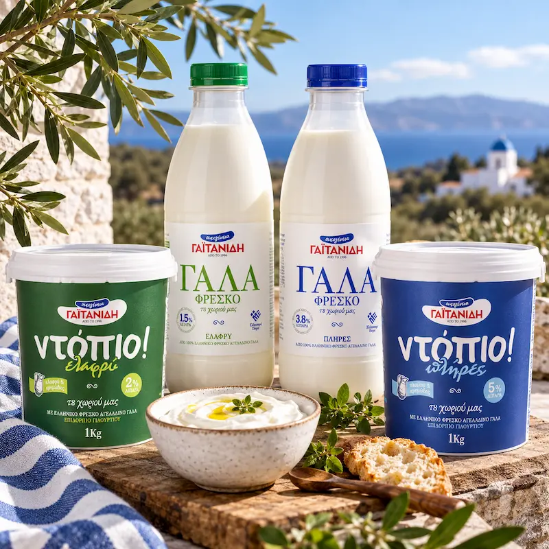 Γαλακτοκομικά προϊόντα Οικογένεια Γαϊτανίδη
